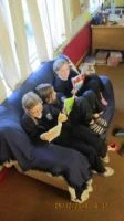Enjoying the class sofa 001